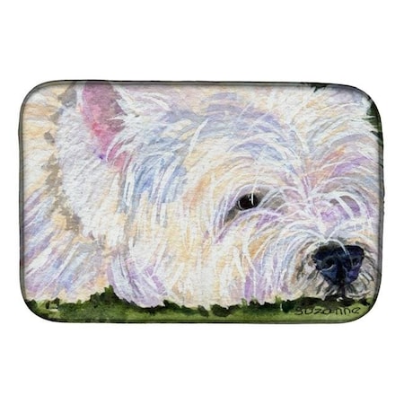 Carolines Treasures Carolines Treasures SS8831DDM Westie Dish Drying Mat SS8831DDM
